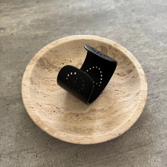 HERMES Evelyne Aluminum Sunset Black Cuff Matte H Logo Bracelet with Box Bag - Picture 8 of 11